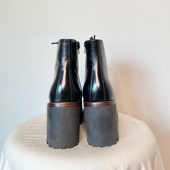 Jeffrey Campbell Scavenger 2 Platform Lace Up Boot in Black - Picture 6 of 10